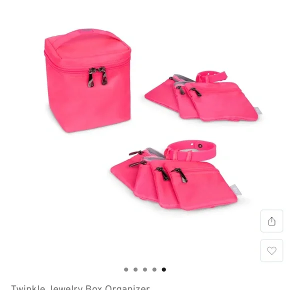 LUG~Twinkle Jewelry Organizer Box~Magenta~New with tags 💗💗💞 - Picture 2 of 14